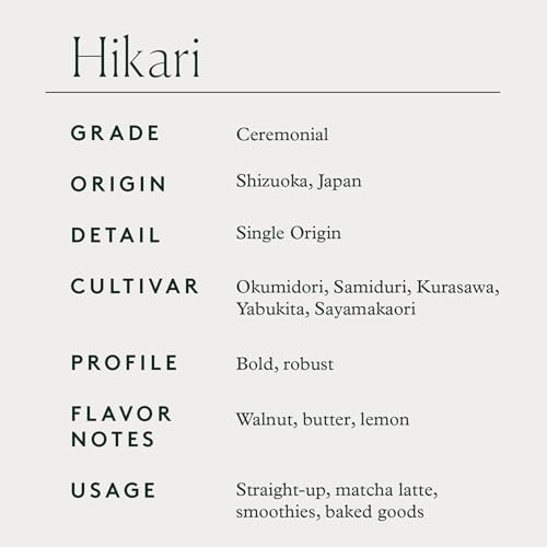 Hikari Single Origin Ceremonial Matcha