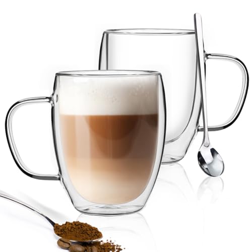 Double Walled Glass Coffee Mugs