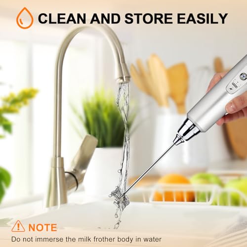 Handheld Milk Frother Wand for Coffee