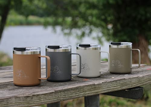 12 oz Insulated Coffee Mug with Handle & Lid