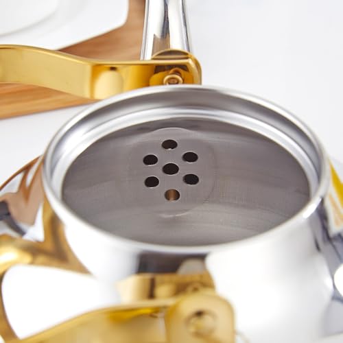 1.3 Quart Stainless Steel Teapot With Infuser