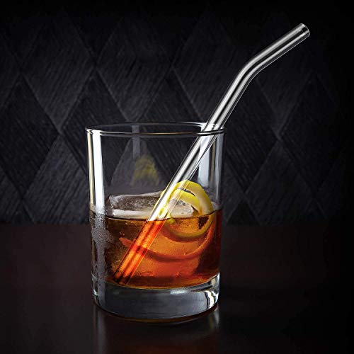 8 Pack Reusable Glass Straw (8 Count)