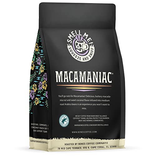 Macamaniac Macadamia and Coconut Flavored Coffee (12 Ounce)