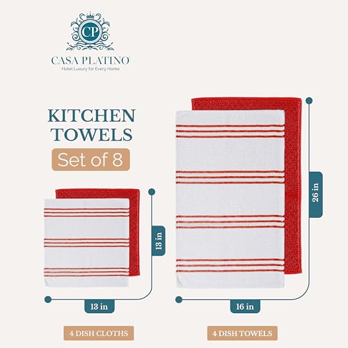Kitchen Towel Set 8 Pc (8 Count)
