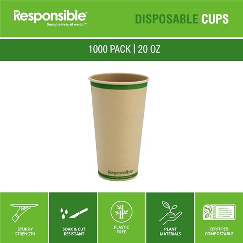 20 oz Paper Hot Cups (20 Count)