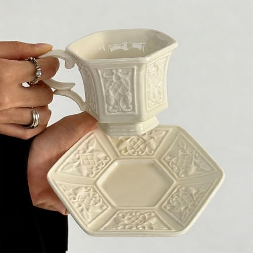 Tea Cups and Saucers Set of 2 (2 Count)