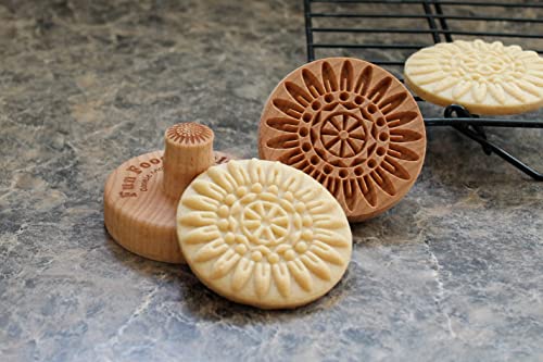 Mandala Feather Cookie Stamp by Fun Food Tools