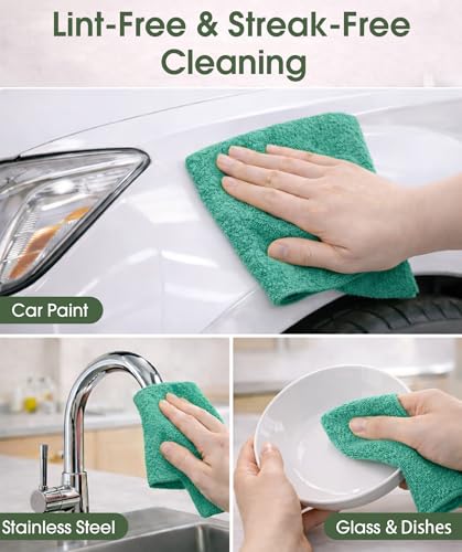 Microfiber Cleaning Cloth Roll (100 Count)