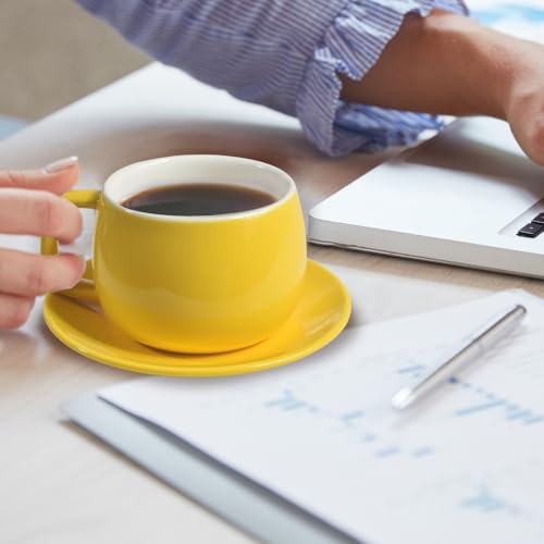 Porcelain Coffee Cup with Saucer 270ml (10.99 Count)