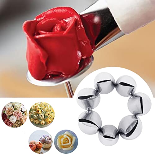 7 Pieces Set Stainless Steel Cake Decorating Tips Set (7 Count)