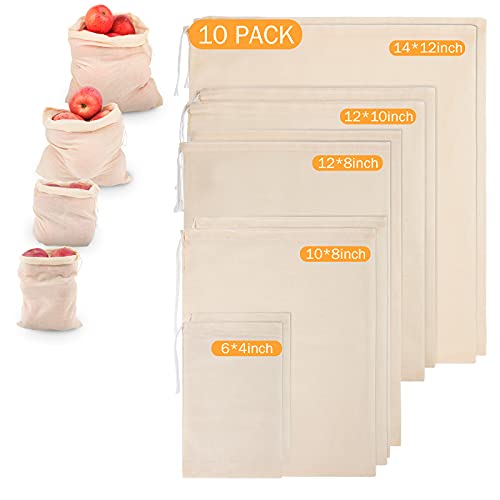 10 Pack Nut Milk Bag
