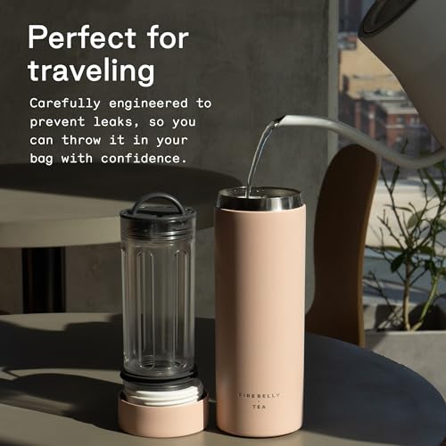 Travel Tea Infuser Mug with Strainer