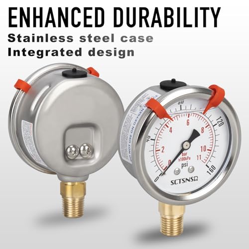 0 to 160 Psi Pressure Gauge