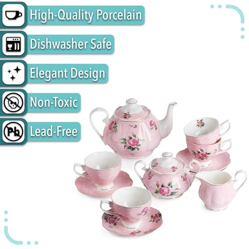 BTaT Floral Tea Sets for Adults