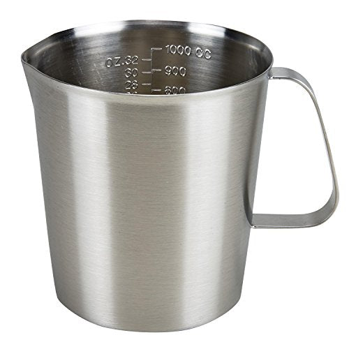 Stainless Steel Measuring Cup Pitcher with Marking with Handle for Milk Froth Latte Art