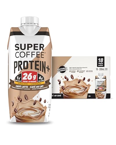 Protein+ Caffe Latte Protein Coffee 25g Protein 11oz 18Pk (300 Fl Oz)
