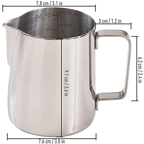 Espresso Steaming Pitchers 12 OZ