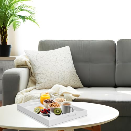 Bamboo Food Serving Tray with Handles