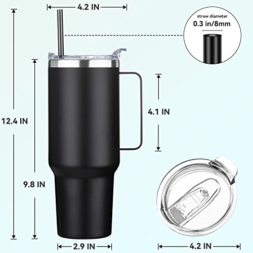 40 oz Stainless Steel Tumbler with Handle