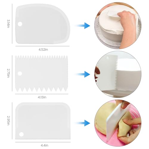 Cake Decorating Kit; 83 Pieces; Pink; Flower Opening; Silicone & Stainless Steel Piping Tips