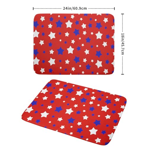 Fourth of July Independence Memorial Dish Drying Mat for Kitchen Counter