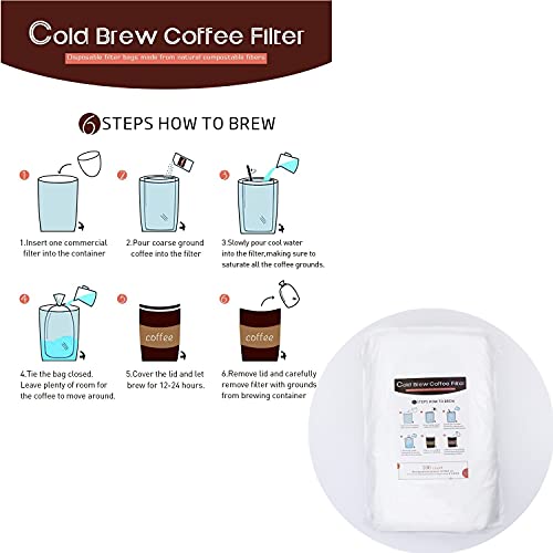 Cold Brew Coffee Filter Bags (100 Count)