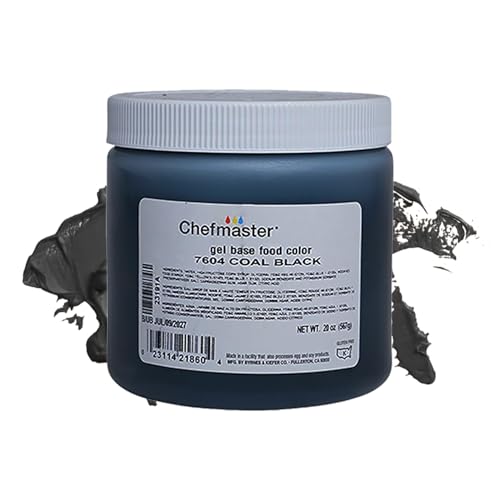 Coal Black Gel Food Coloring (20 Fl Oz)
