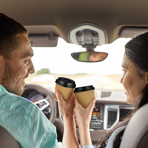 100 Set 4oz Disposable Espresso Coffee Cups with Lids
