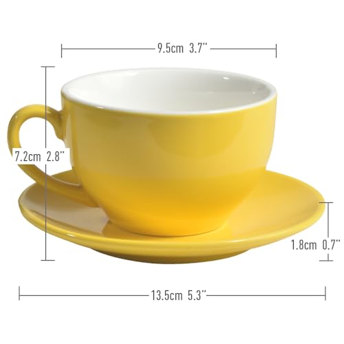 Porcelain Coffee Cup with Saucer 220ml (10.99 Count)