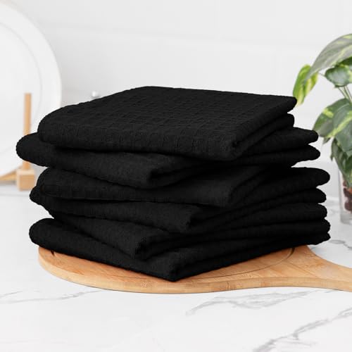 Microfiber Waffle Weave Kitchen Towels (8 Count)