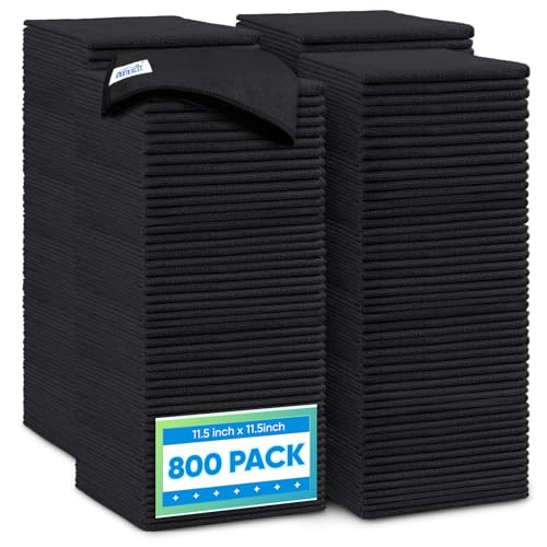 800 Packs Microfiber Cleaning Cloth (800 Count)