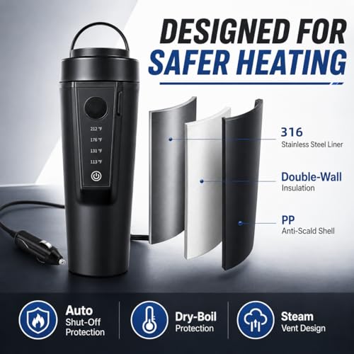 Travel Car Kettle 12V