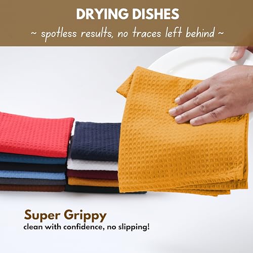 Cotton Kitchen Towel with Hanging Loop 16x26 inches (6 Count)
