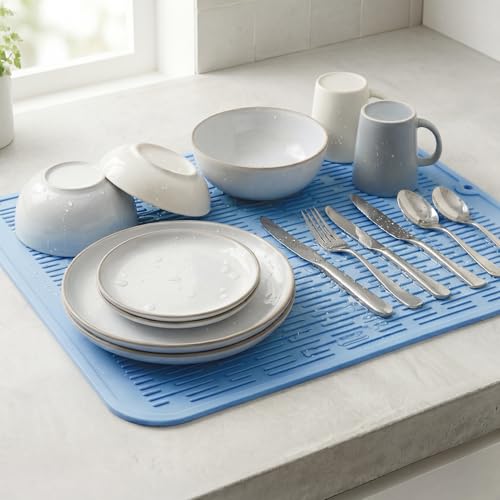 Silicone Dish Drying Mat for Multiple Usage