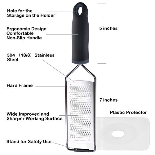 Wide Lemon Zester & Cheese Grater
