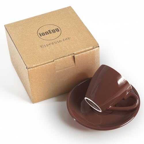 Porcelain Espresso Cup with Saucer