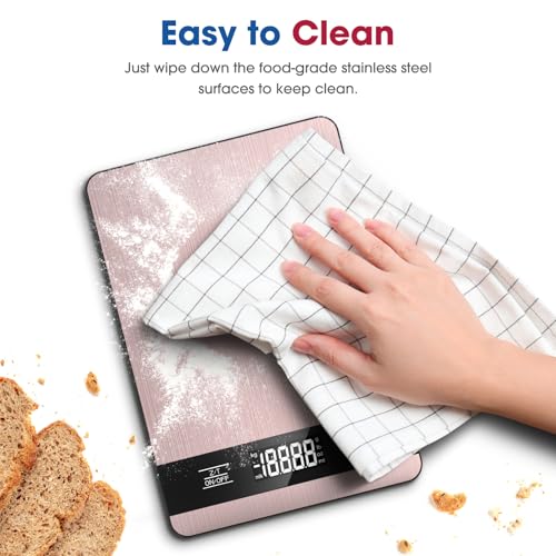 Food Scale 11lb Digital Kitchen Scale with LCD Display 6 Units Tare Function