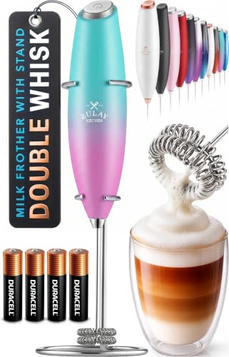 Powerful Milk Frother Wand With Duracell Batteries