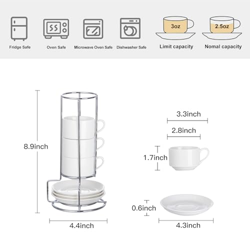 2.5 Ounce Espresso Cups (4 Count)