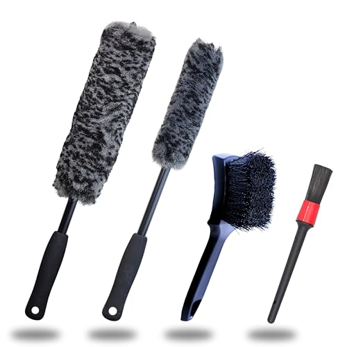 Refined Long Handle Car Wheel Brush Arsenal
