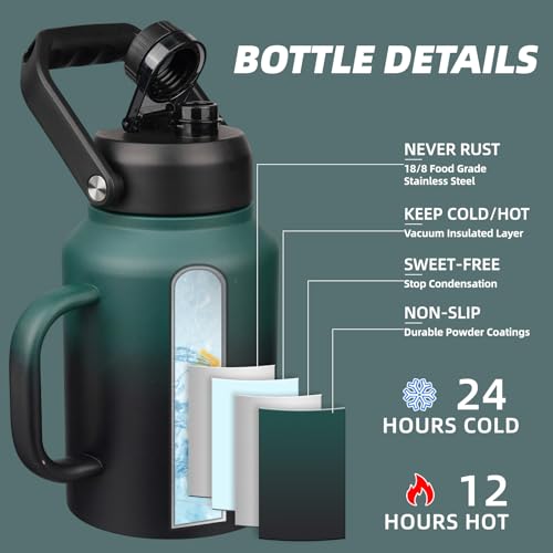 64oz Stainless Steel Water Bottle