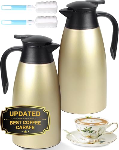 70 OZ Updated Thermal Coffee Carafe for keeping hot (70 Count)