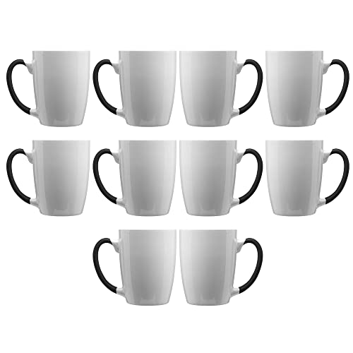 Java Two Tone Coffee Mugs 12 oz. Set of 10 (10 Count)