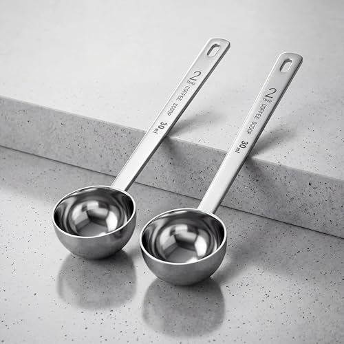 2 Pcs 2 Tablespoon Scoops with Long Handle (2 Count)