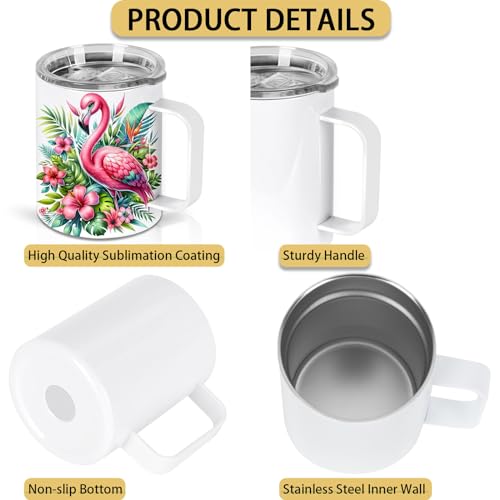 12 Oz Sublimation Coffee Mug Blanks With Handle (6 Count)
