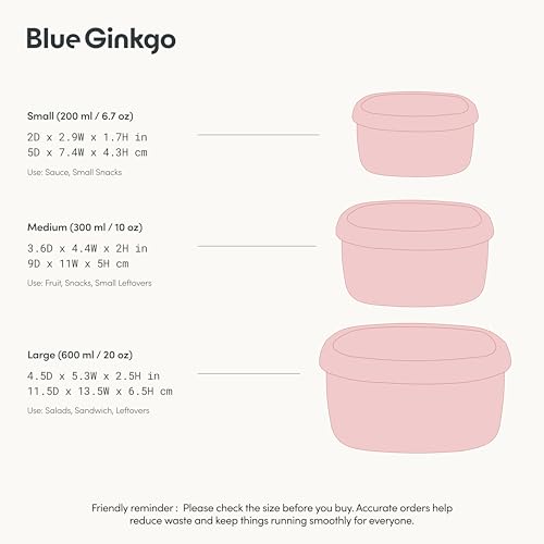 Silicone Food Storage Containers (3 Count)