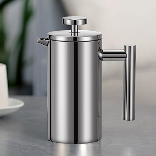 Stainless Steel French Press Coffee Maker 1500ml