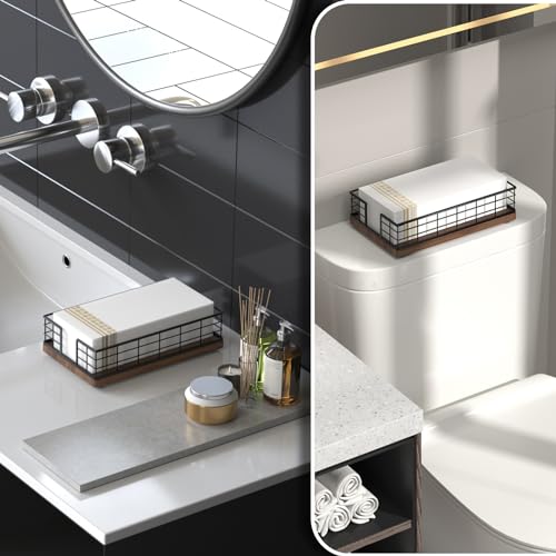 Guest Towel Holder Tray for Bathroom