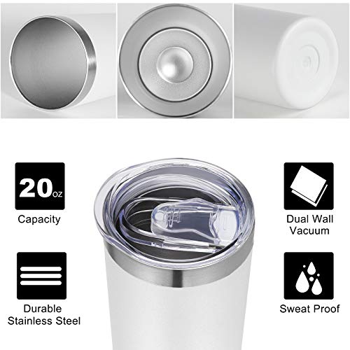 Stainless Steel Tumblers Bulk 6 Pack (6 Count)