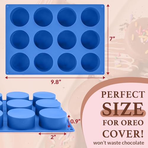 Silicone Round Cookie Mold (4 Count)